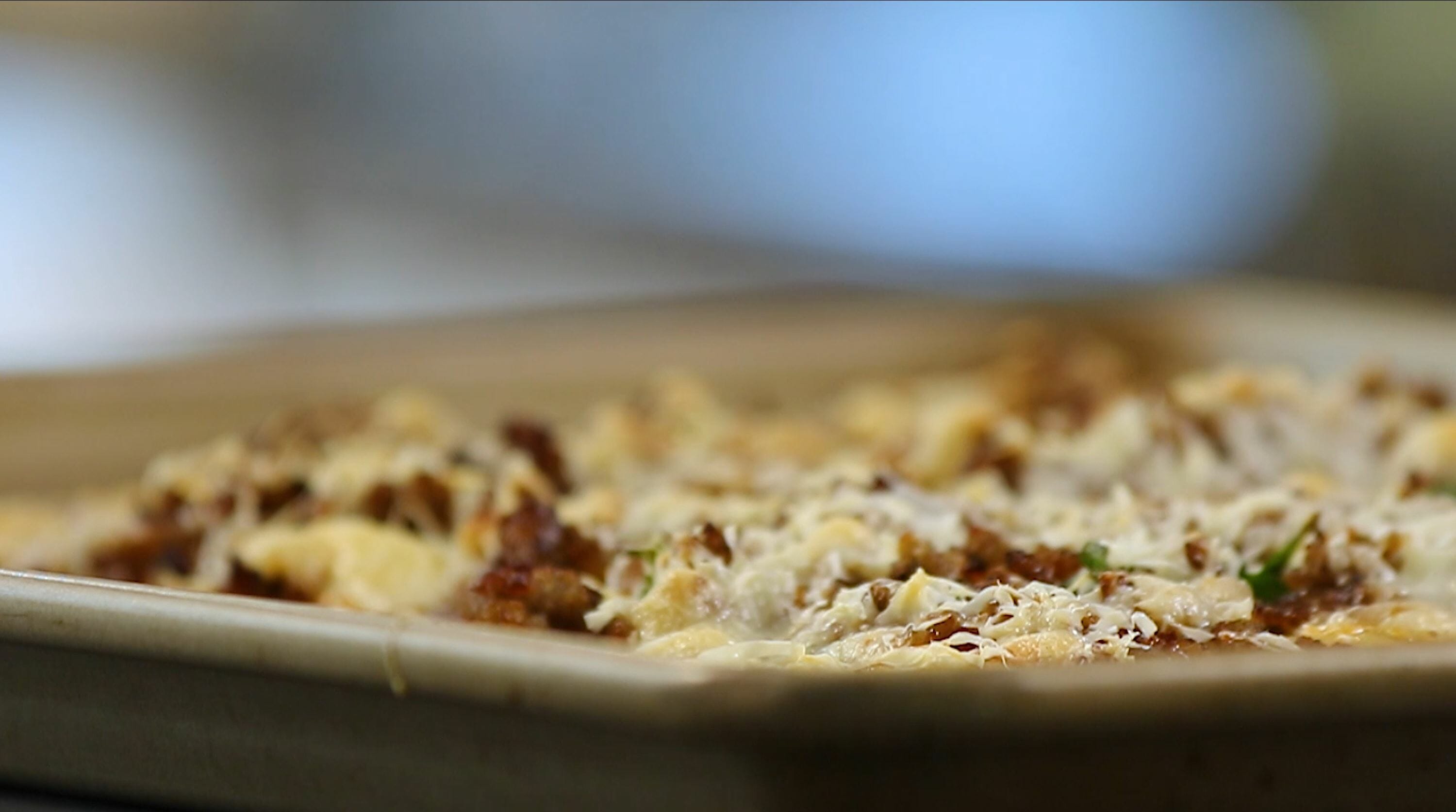 Sweet & Spicy Sausage Flatbread - Tanya's Kitchen