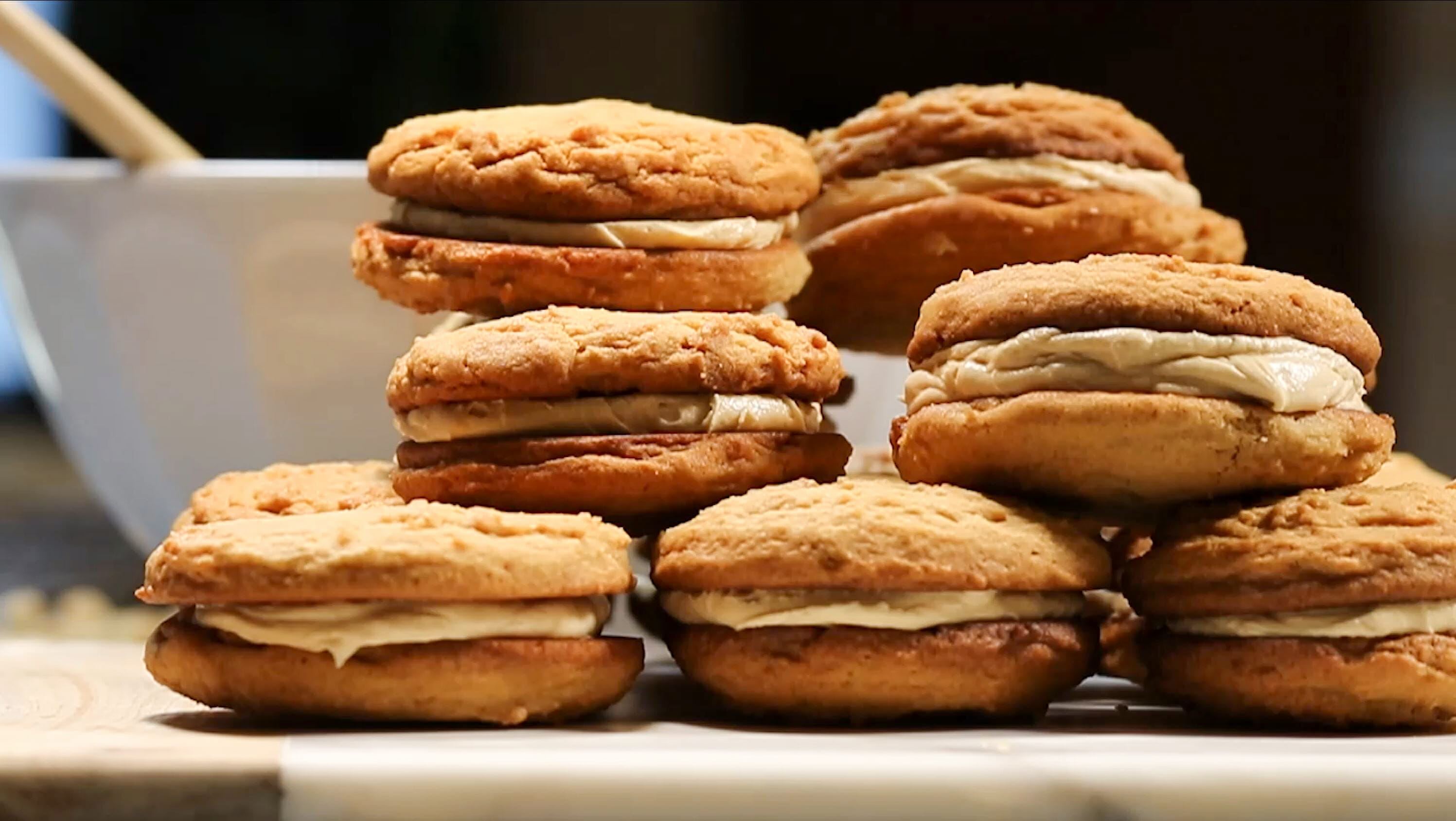Peanut Butter Cookie Sandwiches - Tanya's Kitchen