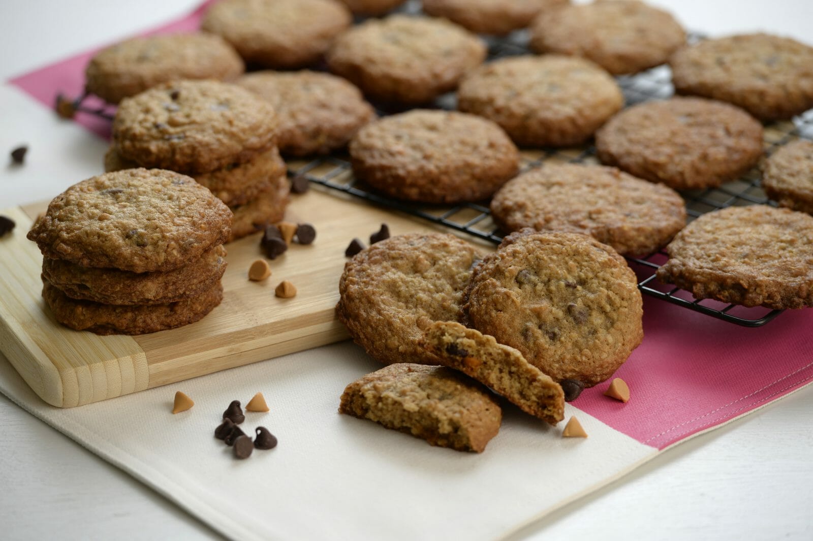 Oatmeal Chocolate Chip and Butterscotch Cookies - Tanya's Kitchen