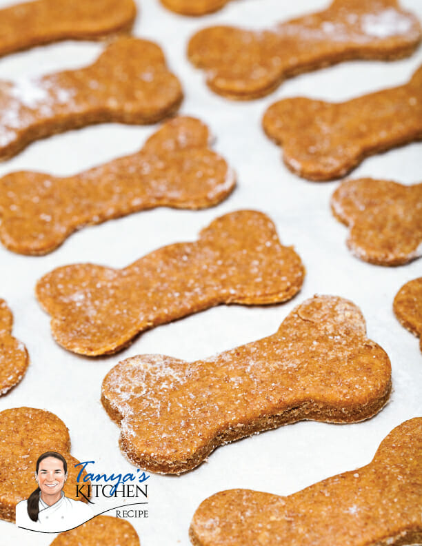 Apple Pumpkin Banana Doggy Bones - Tanya's Kitchen