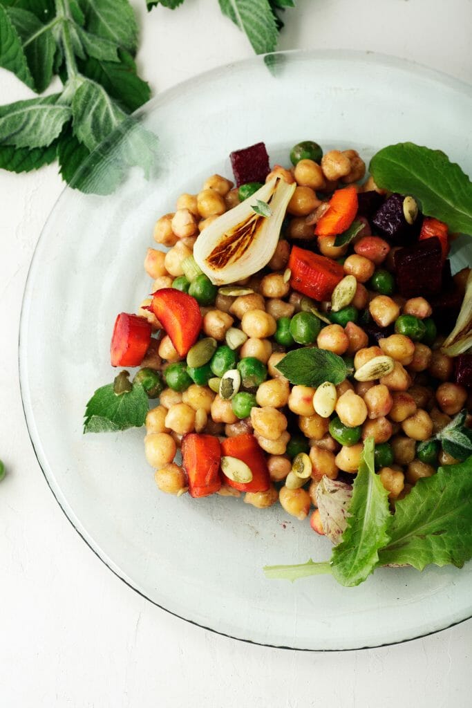 Chick Pea & Mint Salad - Tanya's Kitchen