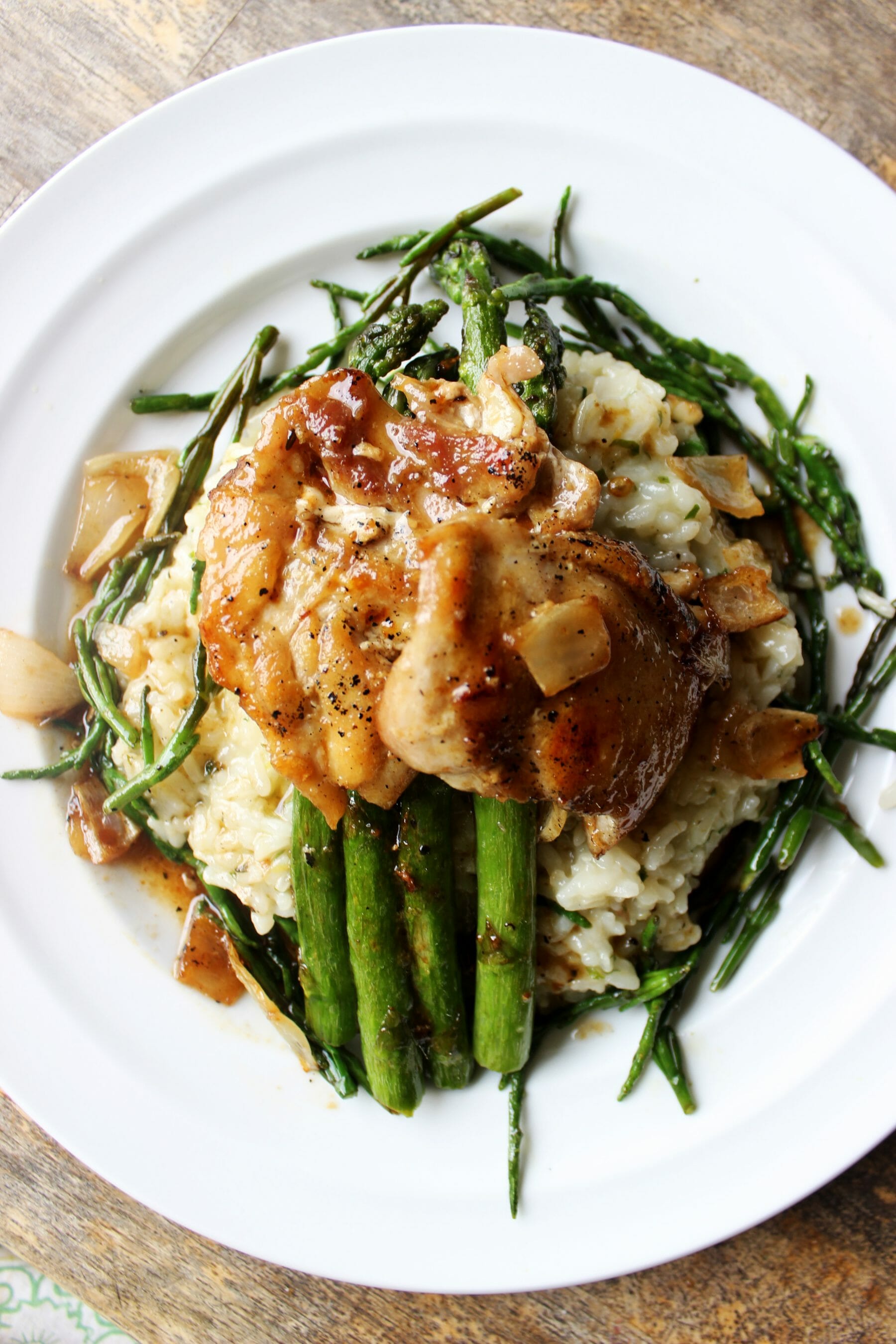 Asparagus & Chicken Risotto Tanya's Kitchen