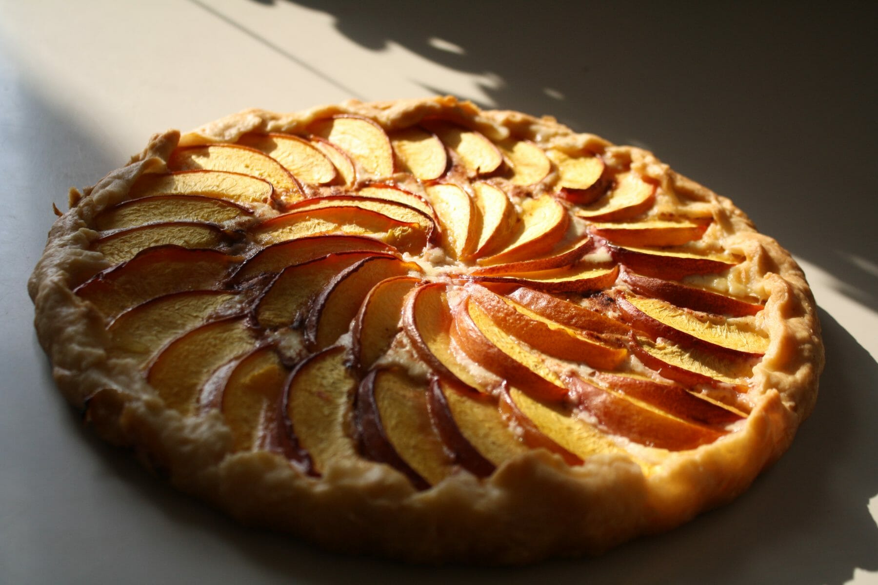Peach Tart - Tanya's Kitchen