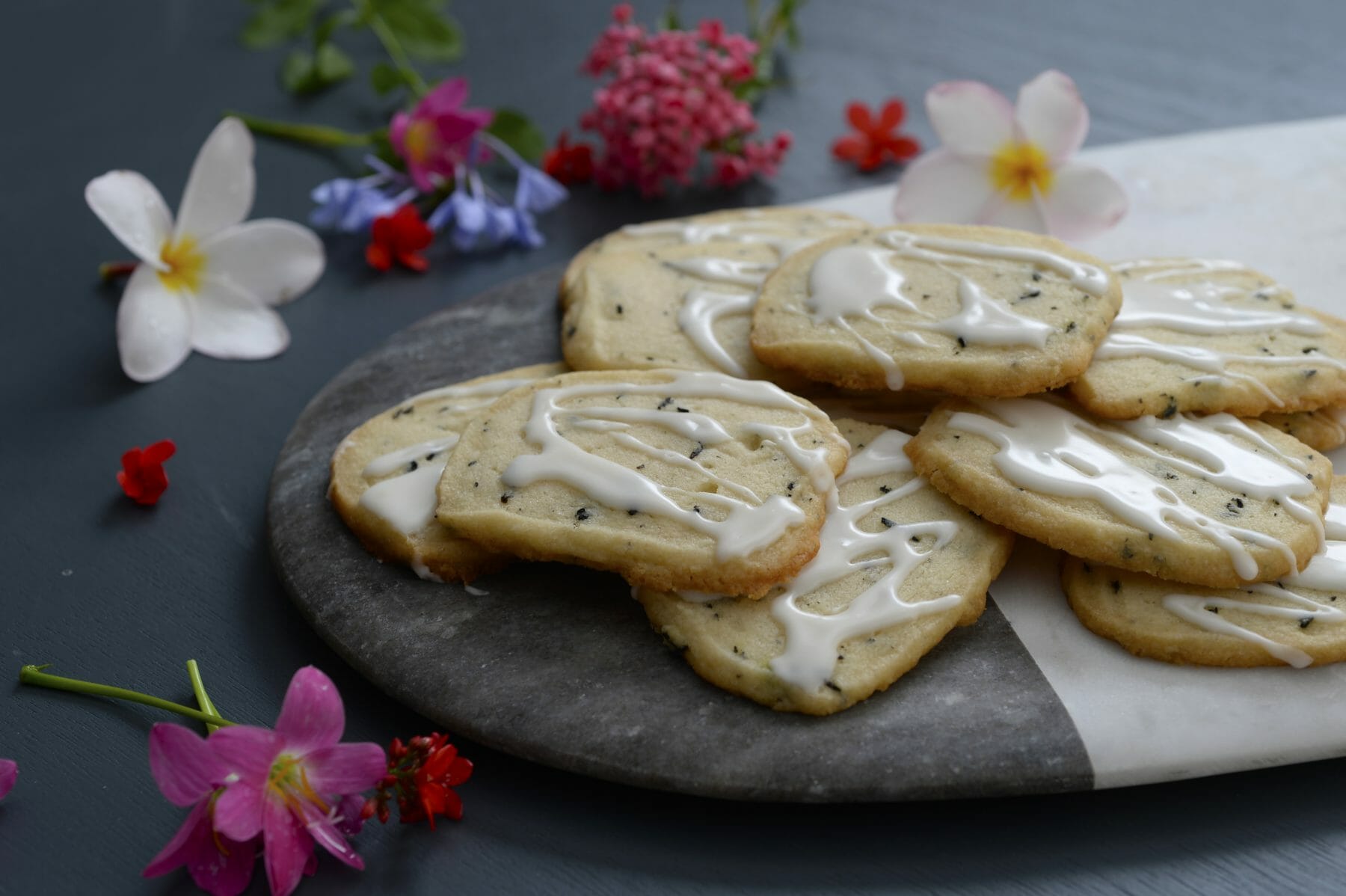 Tea Infused Short Bread Cookies Tanya's Kitchen