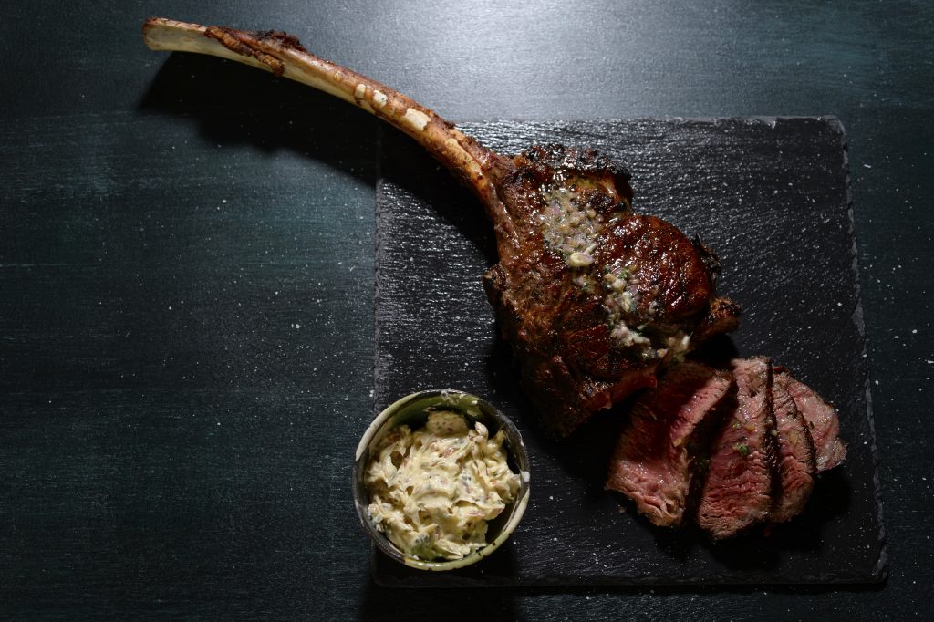 Grilled Tomahawk Steak - Tanya's Kitchen