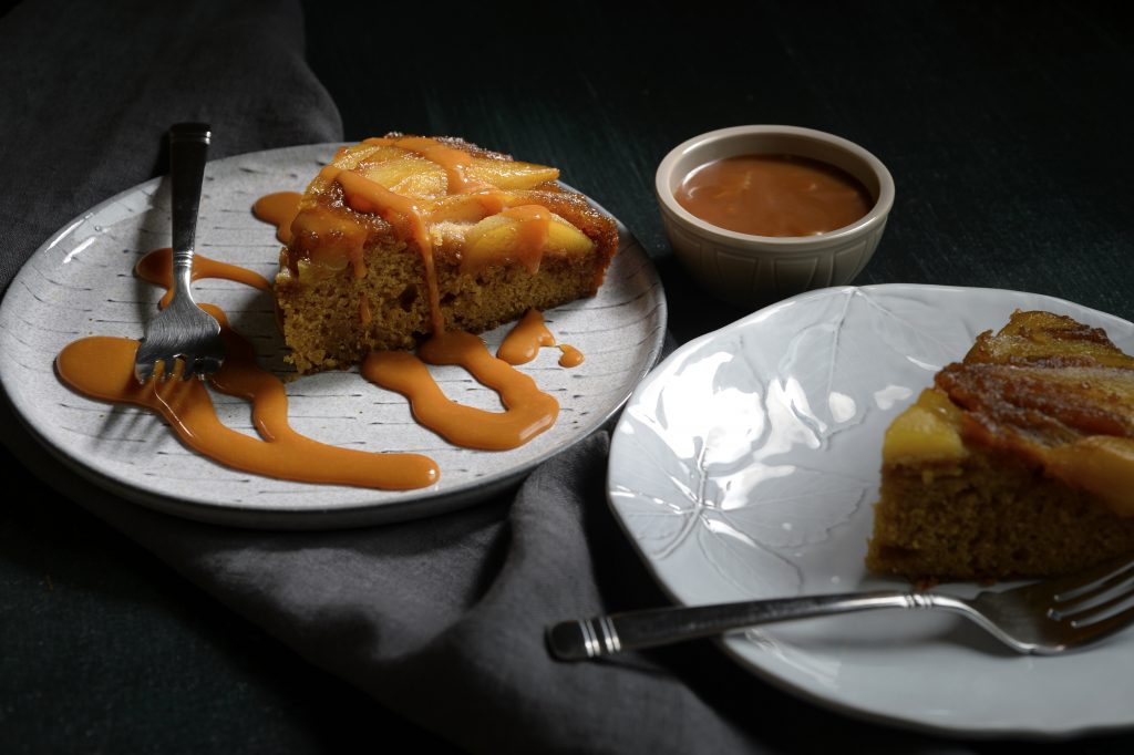 Pear Upside Down Cake - Tanya's Kitchen