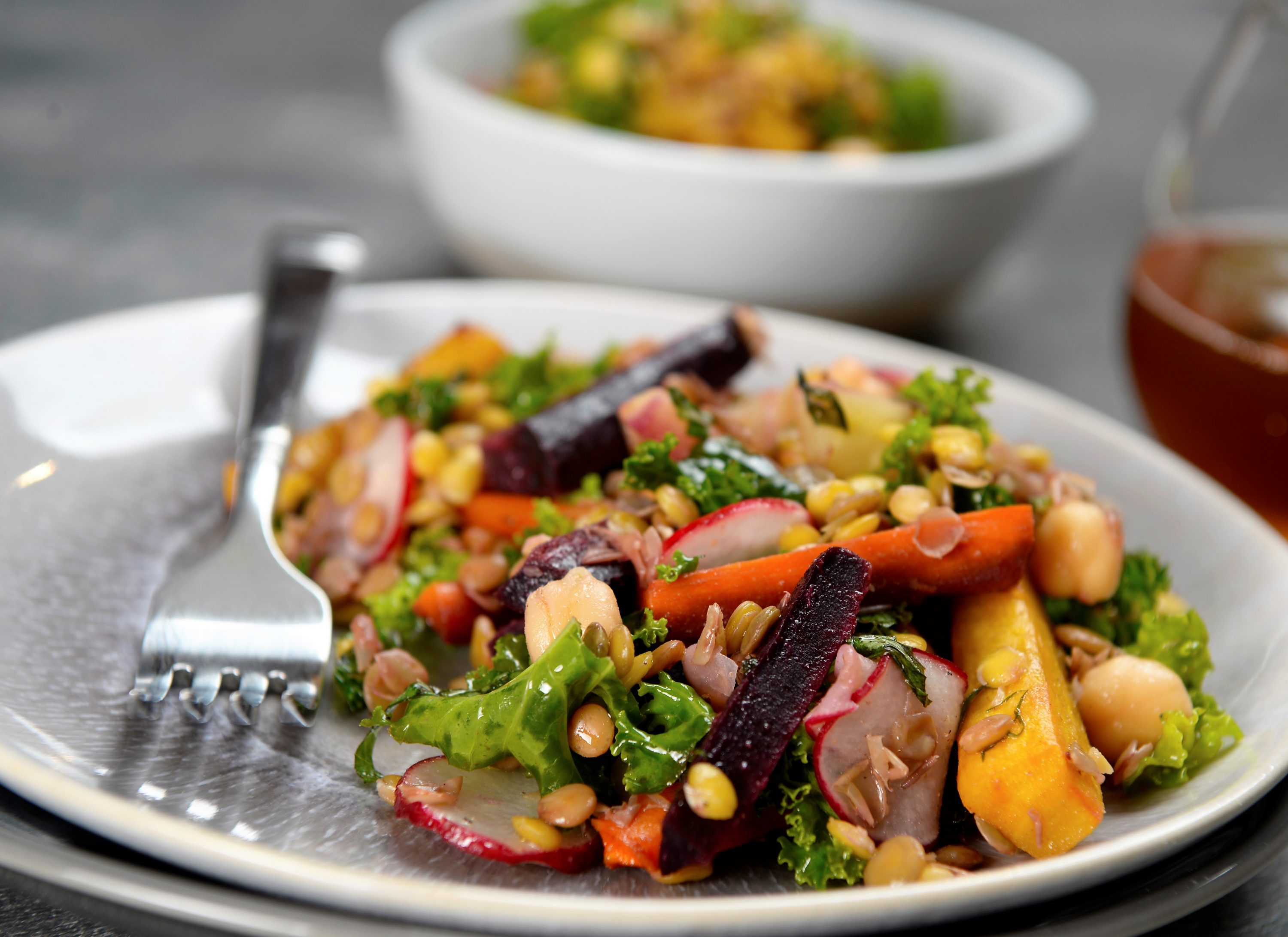 Bright Lentil Salad - Tanya's Kitchen