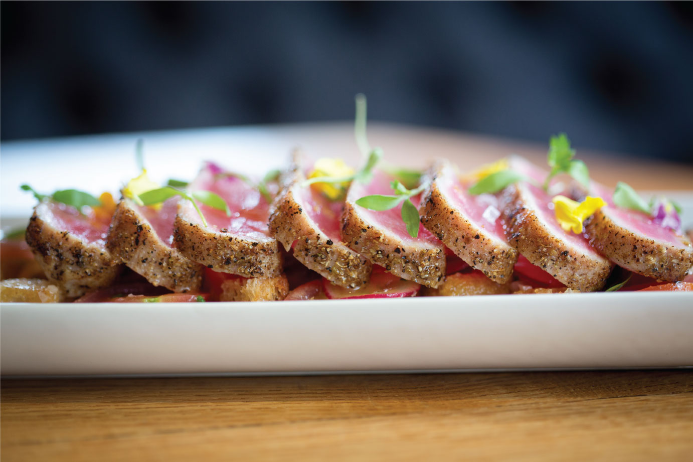 Seared Tuna with Grapefruit Salad Tanya's Kitchen